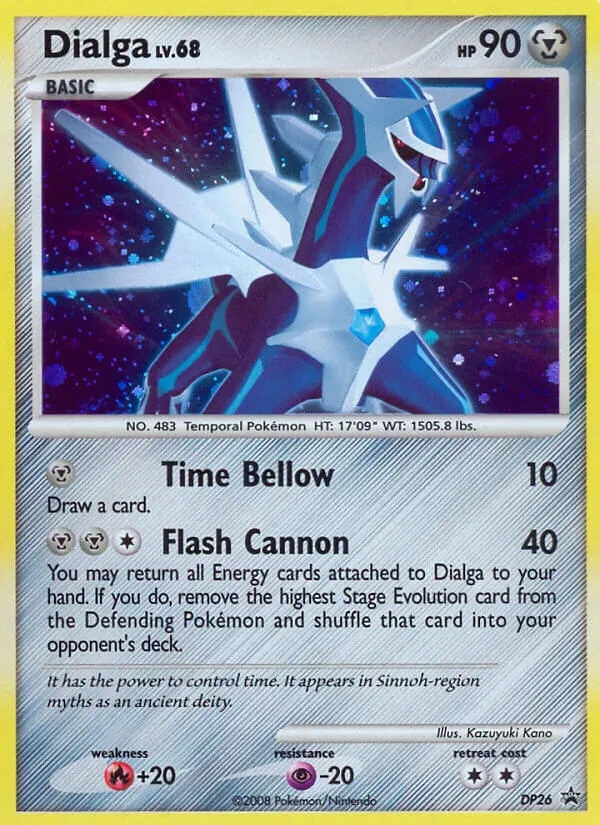 Dialga DP26 DP Black Star Promos Pokémon card