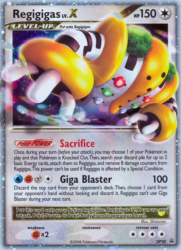 Regigigas DP30 DP Black Star Promos Pokémon card