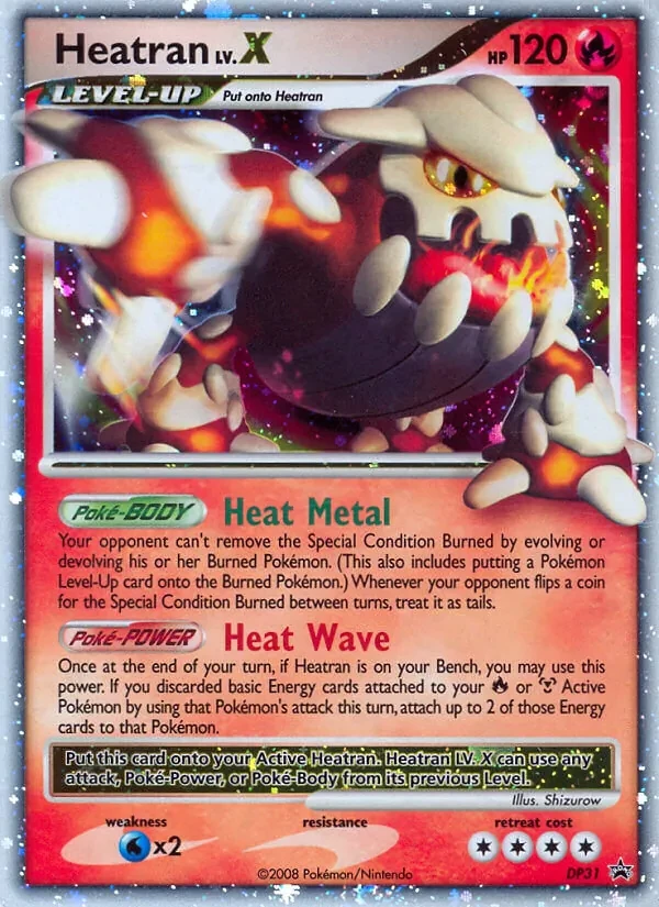 Heatran DP31 DP Black Star Promos Pokémon card