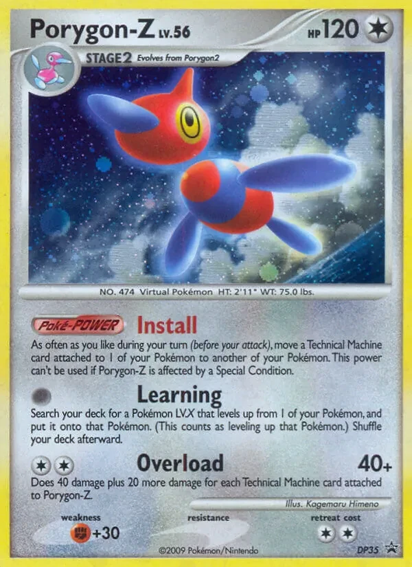 Porygon-Z DP35 DP Black Star Promos Pokémon Karte