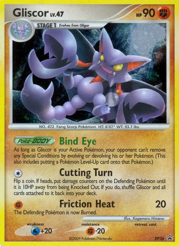 Gliscor DP36 DP Black Star Promos Pokémon card