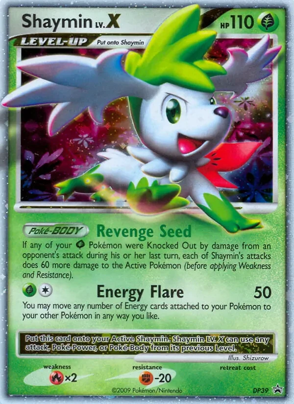 Shaymin DP39 DP Black Star Promos Pokémon card