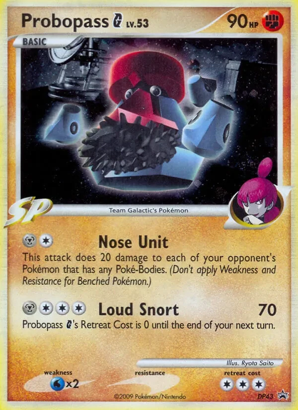 Probopass G DP43 DP Black Star Promos Pokémon card