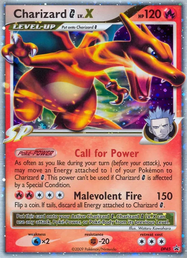 Charizard G DP45 DP Black Star Promos Pokémon card