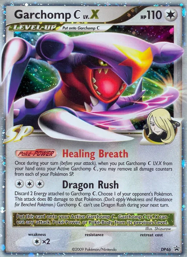 Garchomp C DP46 DP Black Star Promos Pokémon card