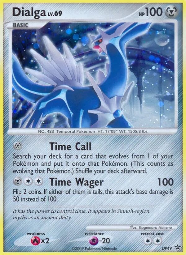 Dialga DP49 DP Black Star Promos Pokémon card