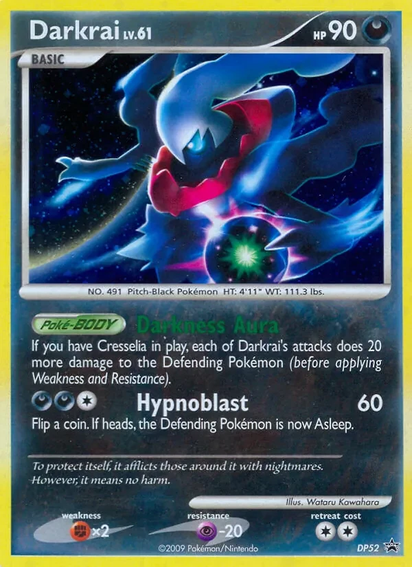 Darkrai DP52 DP Black Star Promos Pokémon card