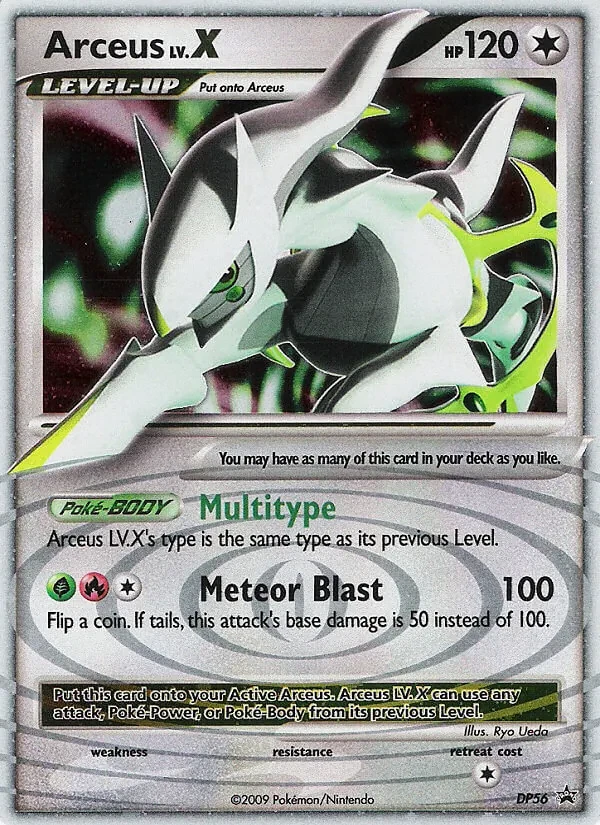 Arceus DP56 DP Black Star Promos Pokémon card