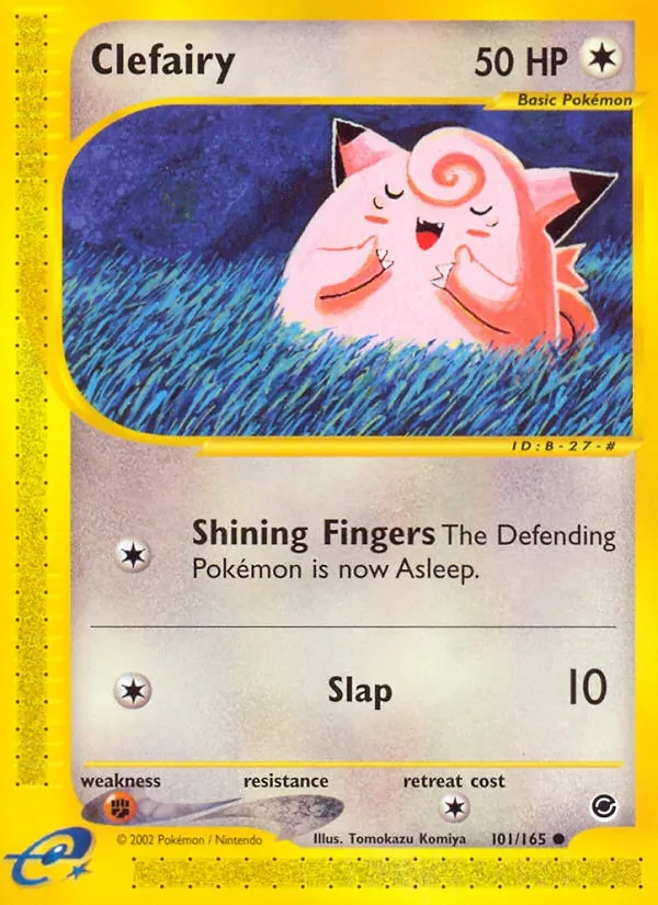 Clefairy 101/165 Expedition Base Set Pokémon card