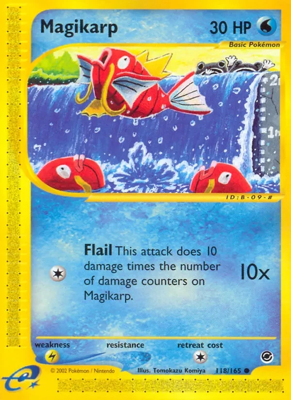 Magikarp 118/165 Expedition Base Set Pokémon card