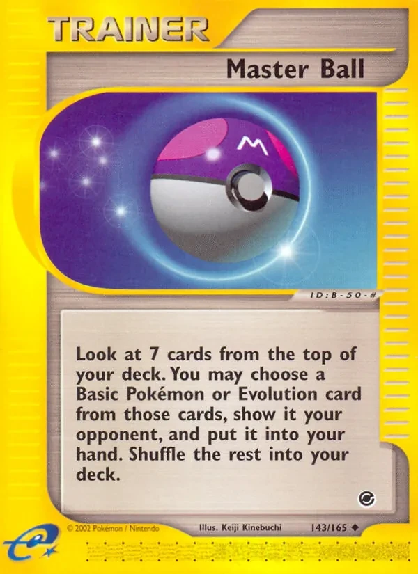 Master Ball 143/165 Expedition Base Set Pokémon card
