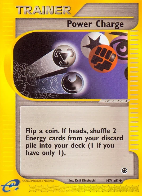 Power Charge 147/165 Expedition Base Set Pokémon card