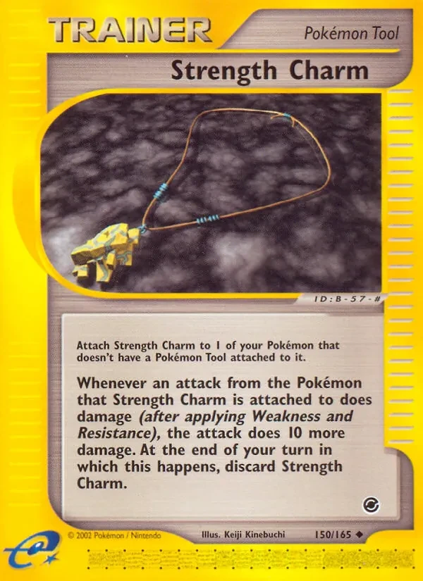 Carta Pokémon Strength Charm 150/165 Expedition Base Set