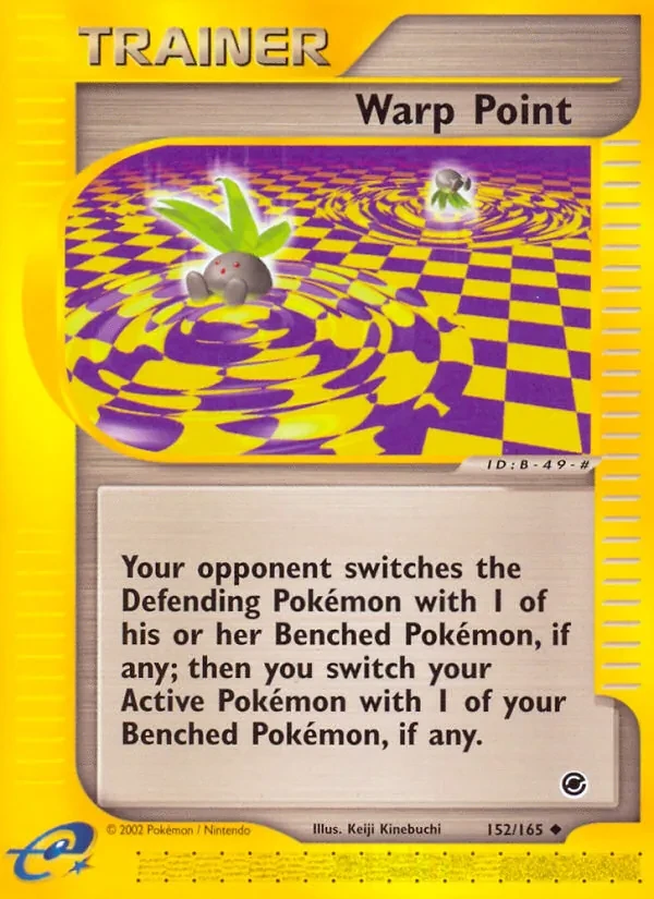 Warp Point 152/165 Expedition Base Set Pokémon card