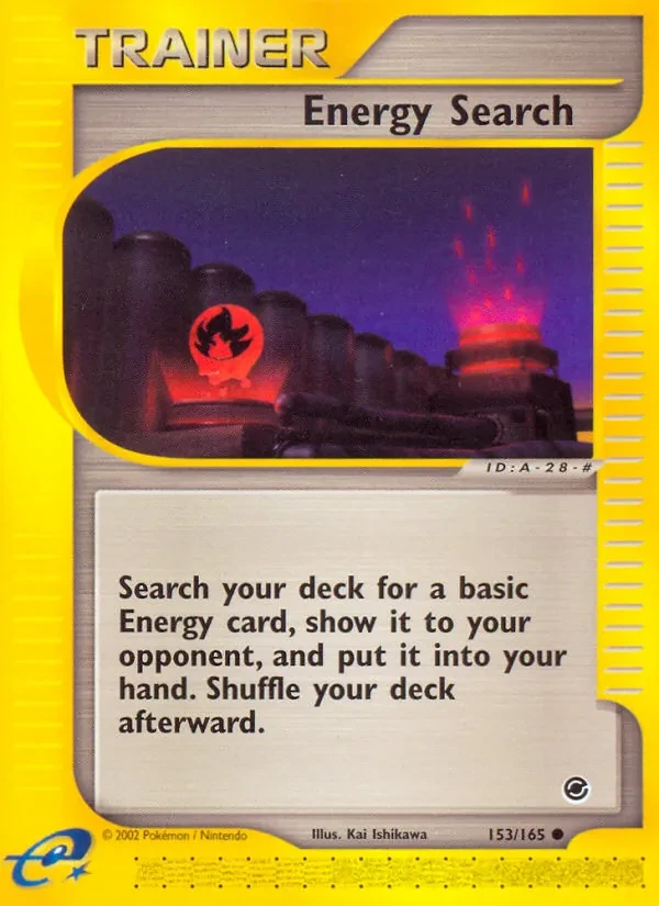 Energy Search 153/165 Expedition Base Set Pokémon card
