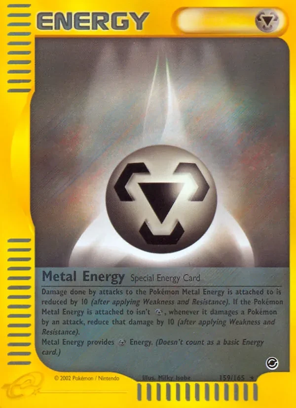 Metal Energy 159/165 Expedition Base Set Pokémon card