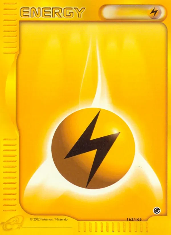 Lightning Energy 163/165 Expedition Base Set Pokémon card