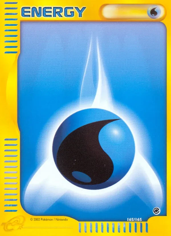 Water Energy 165/165 Expedition Base Set Pokémon card