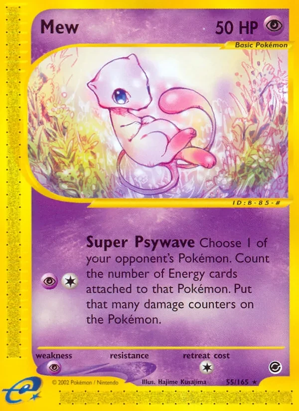 Mew 55/165 Expedition Base Set Pokémon card