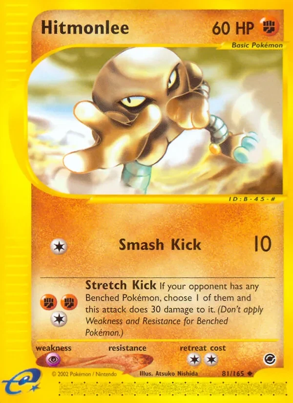 Hitmonlee 81/165 Expedition Base Set Pokémon card