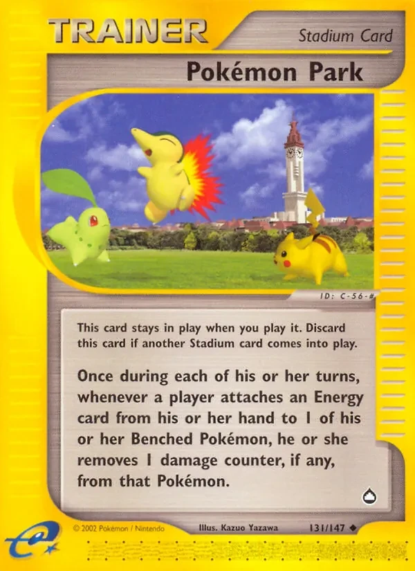Pokémon Park 131/147 Aquapolis Pokémon card