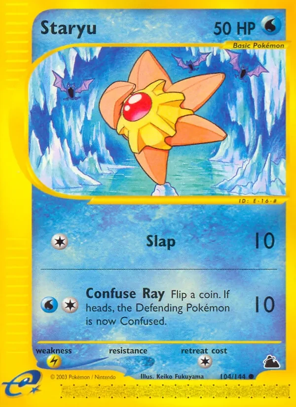 Staryu 104/144 Skyridge Pokémon card