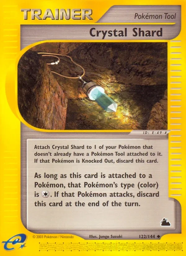 Crystal Shard 122/144 Skyridge Pokémon Karte