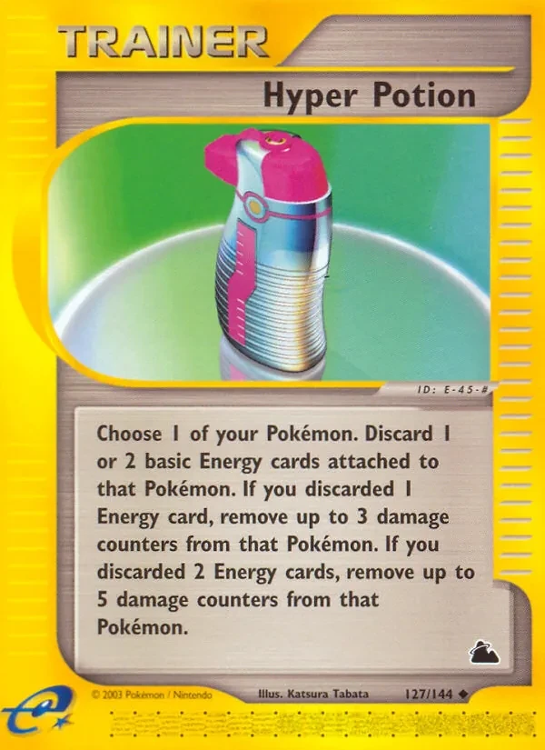 Hyper Potion 127/144 Skyridge Pokémon card
