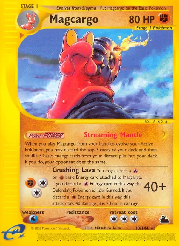 Magcargo 18/144 Skyridge Pokémon card