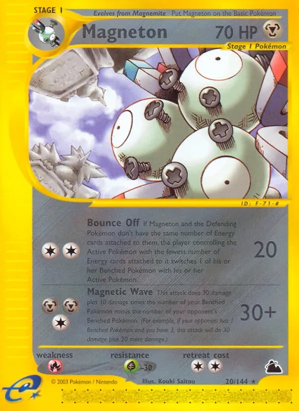 Magneton 20/144 Skyridge Pokémon card