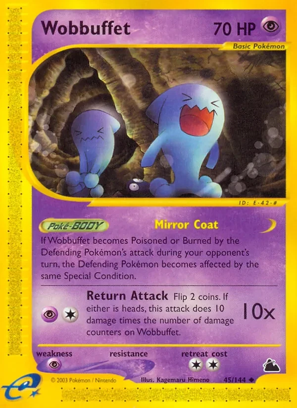 Wobbuffet 45/144 Skyridge Pokémon card