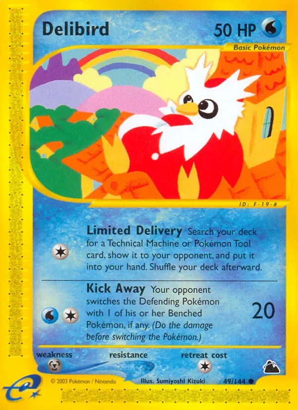Delibird 49/144 Skyridge Pokémon card