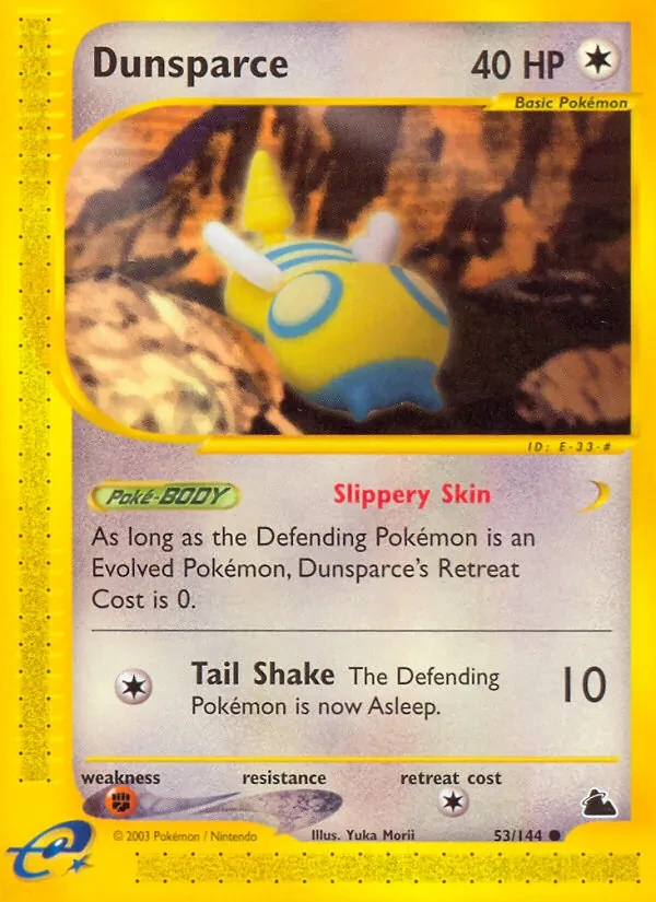 Dunsparce 53/144 Skyridge Pokémon card