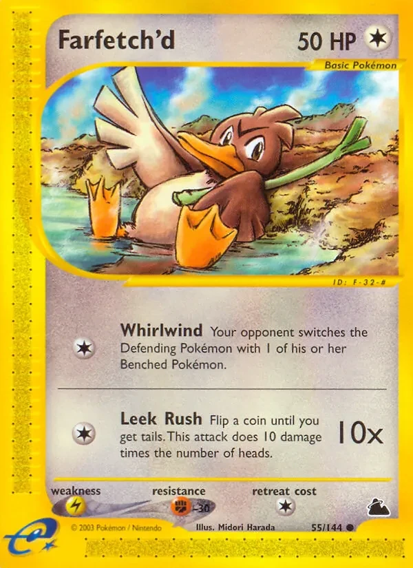 Farfetch'd 55/144 Skyridge Pokémon Karte