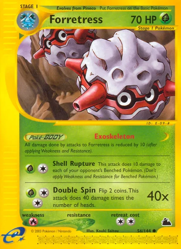 Forretress 56/144 Skyridge Pokémon card