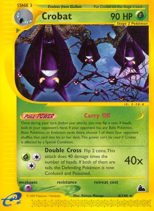Crobat 6/144 Skyridge Pokémon card