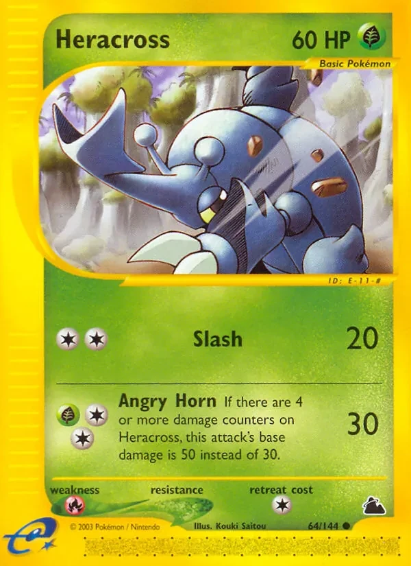 Heracross 64/144 Skyridge Pokémon card