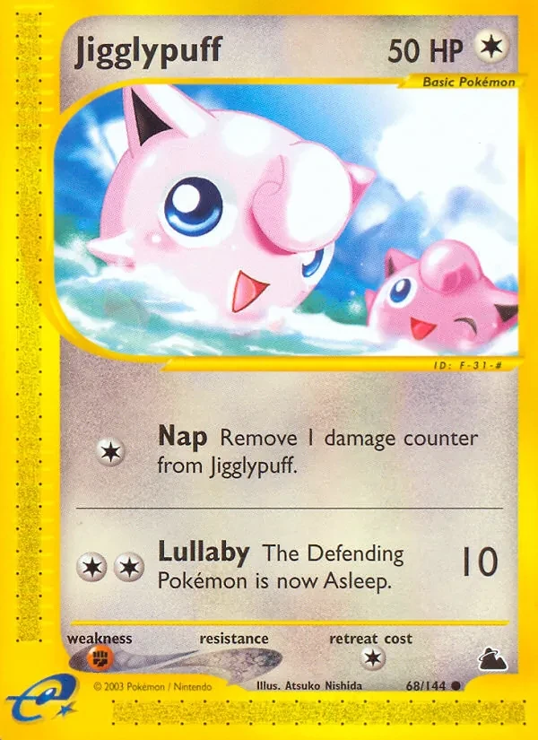 Jigglypuff 68/144 Skyridge Pokémon card