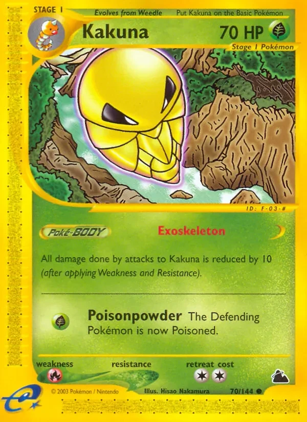 Kakuna 70/144 Skyridge Pokémon card