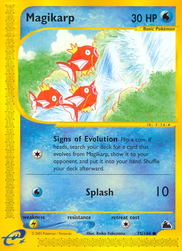 Magikarp 75/144 Skyridge Pokémon card