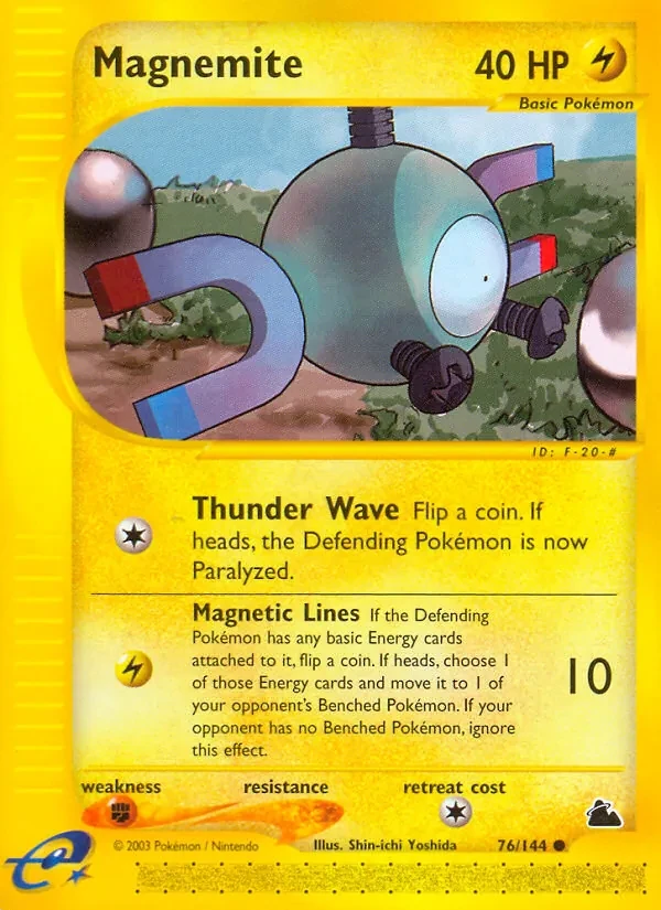 Magnemite 76/144 Skyridge Pokémon card