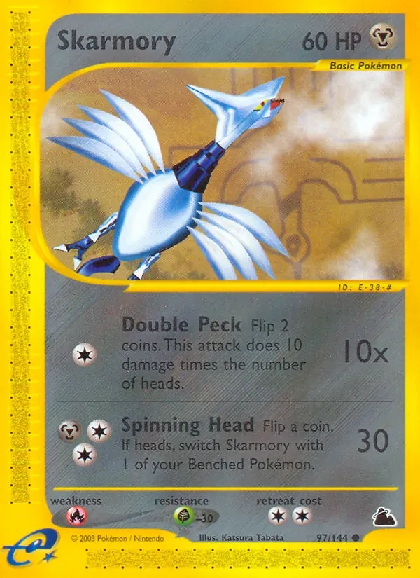 Skarmory 97/144 Skyridge Pokémon card