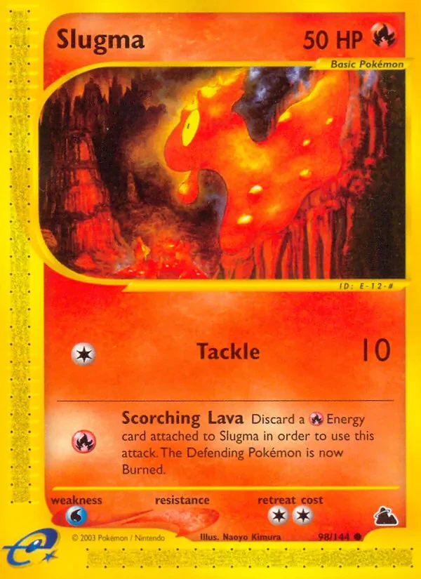 Slugma 98/144 Skyridge Pokémon card