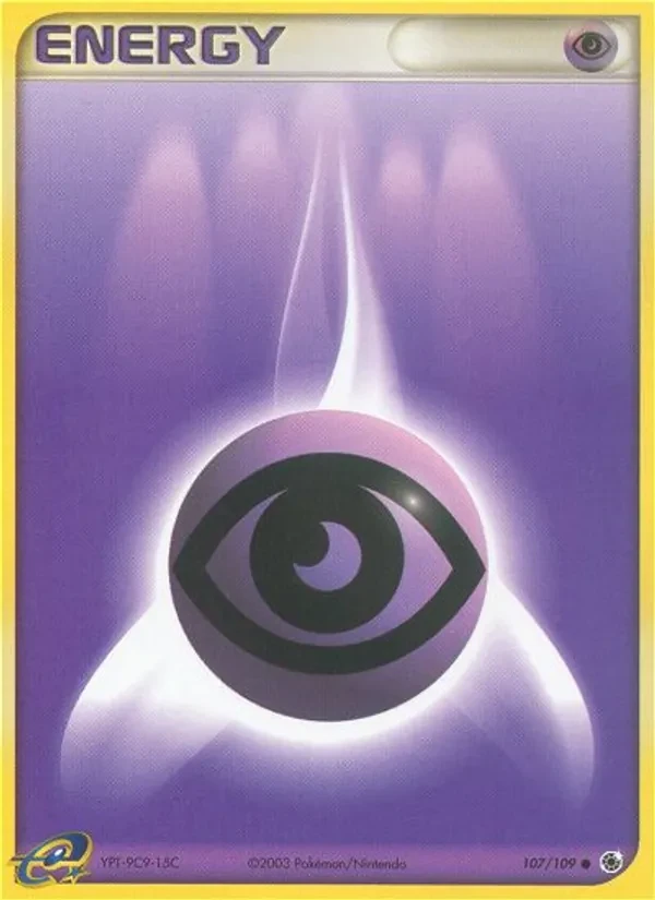 Psychic Energy 107/109 Ruby & Sapphire Pokémon card