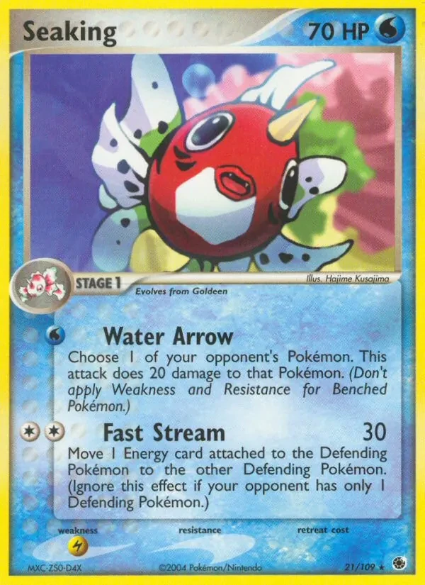 Carta Pokémon Seaking 21/109 Ruby & Sapphire
