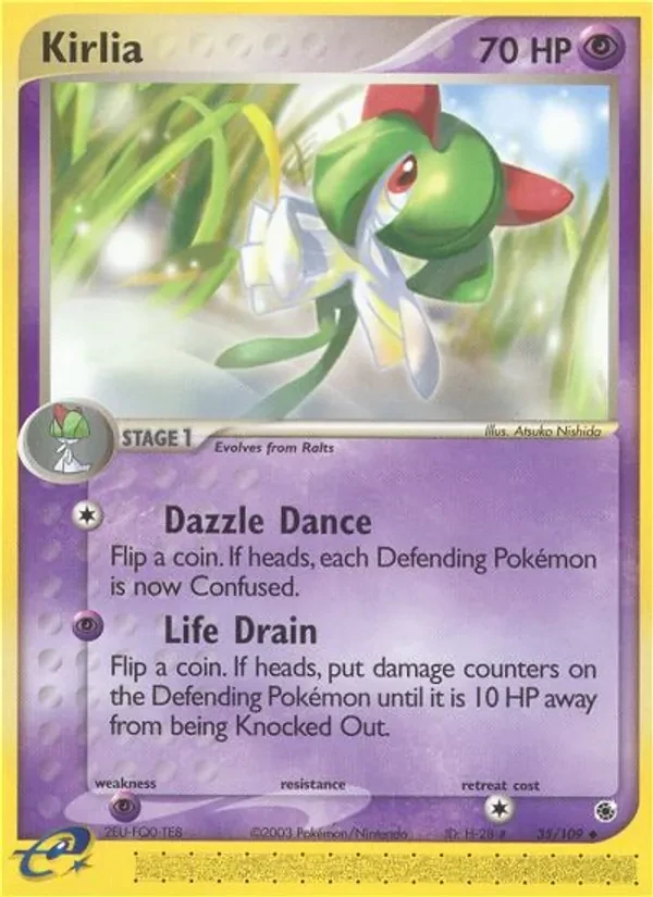 Kirlia 35/109 Ruby & Sapphire Pokémon card