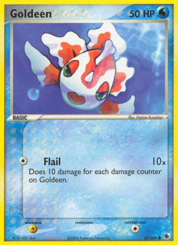 Goldeen 55/109 Ruby & Sapphire Pokémon card