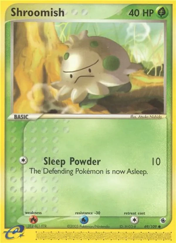 Shroomish 69/109 Ruby & Sapphire Pokémon card