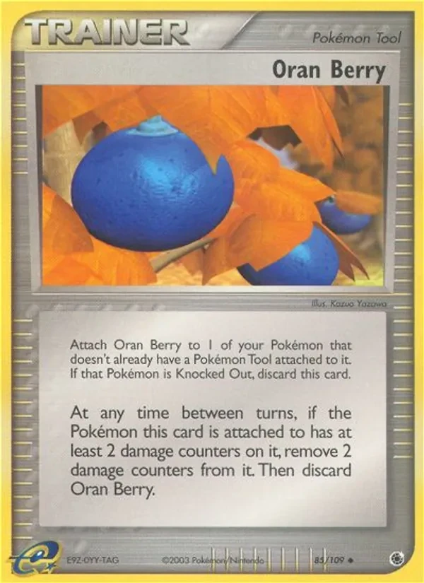 Oran Berry 85/109 Ruby & Sapphire Pokémon card