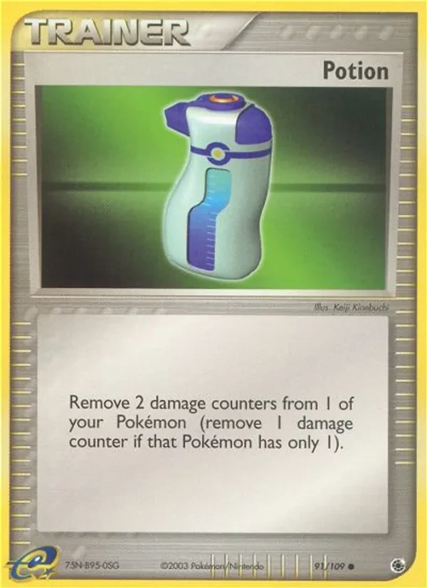 Potion 91/109 Ruby & Sapphire Pokémon Karte